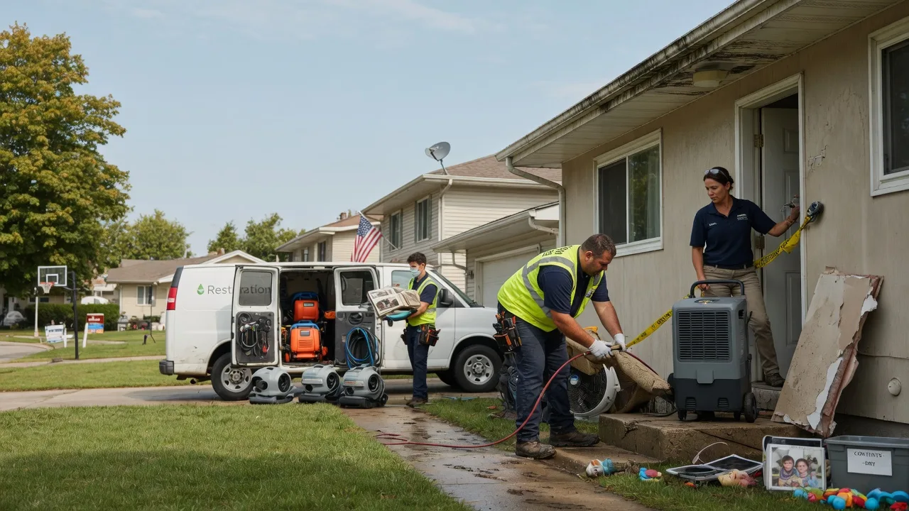 Water Damage Restoration in Prompton, PA near me